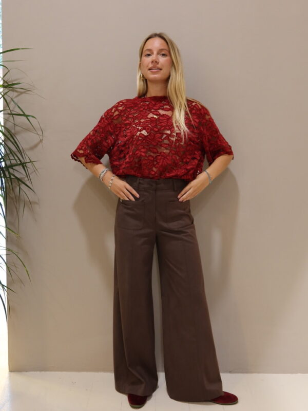 Pantalone Suede - Manila Grace PO21PU