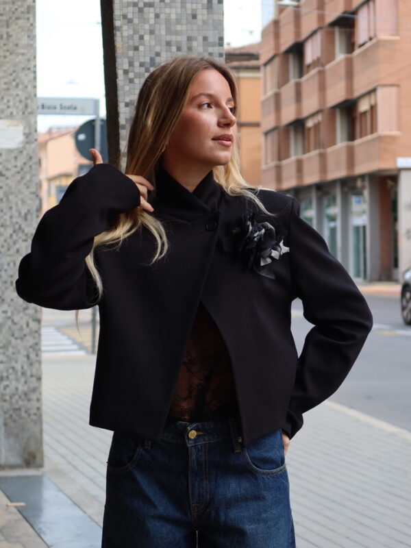 Giacca Crop Spilla - Souvenir M40F0440